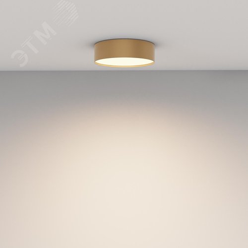 Светильник потолочный Zon LED 24W Матовое Золото - фото 5