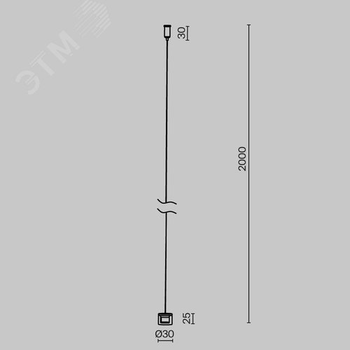 Подвес тросовый для шинопровода Elasity - фото 3