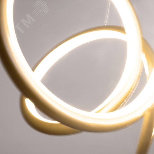 Светильник подвесной Curve LED 52W Латунь - фото 3