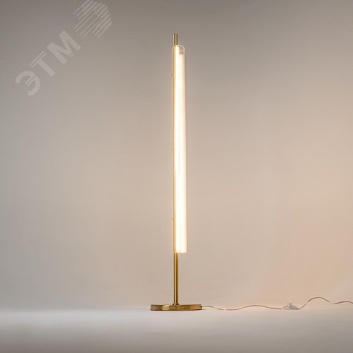 Светильник напольный (торшер) Loom LED 15W Латунь - фото 6