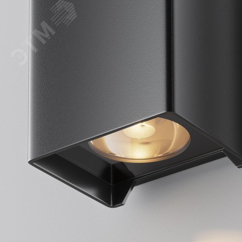 Светильник настенный (бра) Outdoor Shell IP 54 LED 8W 3000 K Черный - фото 4