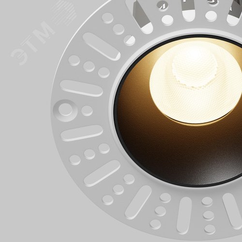 Светильник встраиваемый Dip DL119-10W-3K-TRS-B Черный - фото 4