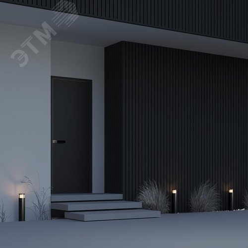 Светильник ландшафтный Outdoor Wolseley Road IP 54 LED 6W 3000 K Черный - фото 6