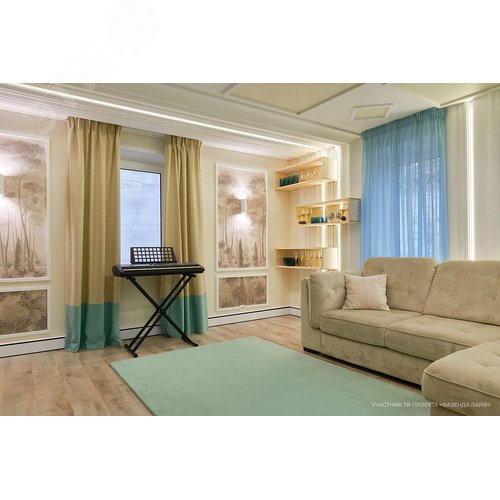 Светильник настенный (бра) Parma под лампу GU10х2 5Вт, IP20, белый, цилиндр - фото 6