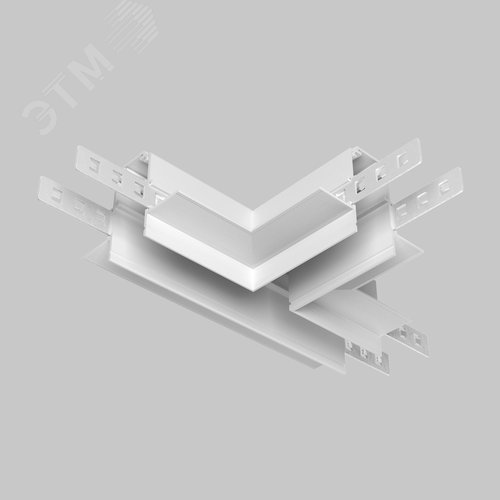 Коннектор Т-образный Exility встраиваемый под ГКЛ 12,5мм белый - фото 7