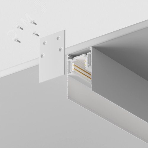 Шинопровод 1м Gravity накладной/подвесной белый - фото 5