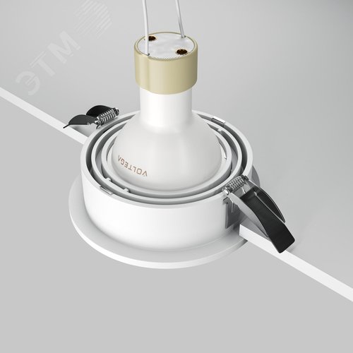 Светильник встраиваемый Atom DL113-GU10-01-RD-W Белый - фото 6