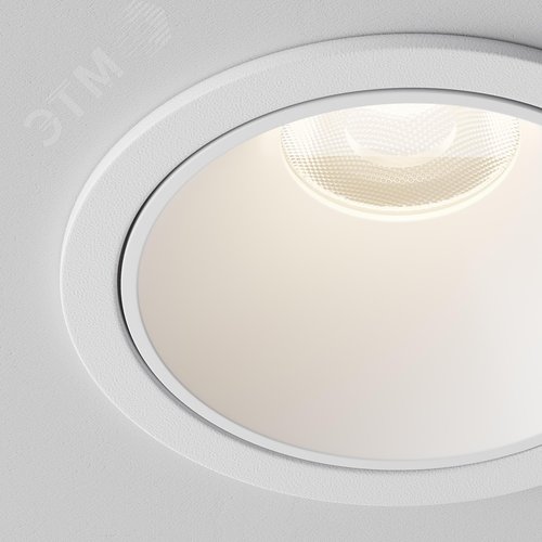 Светильник встраиваемый Downlight Alfa LED 4000K 10Вт 50 град IP20 CRI90 Белый круглый 52х65мм 1040Лм - фото 5