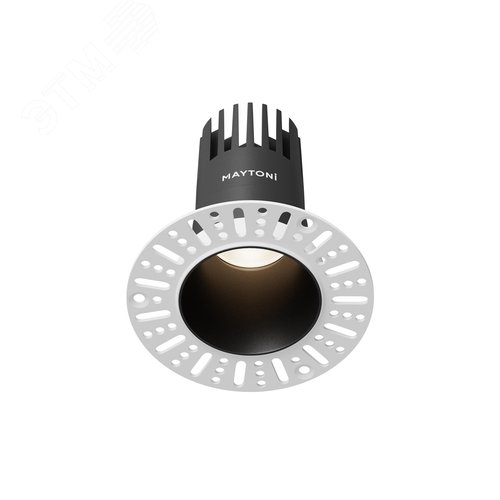 Светильник встраиваемый Dip DL120-10W-4K-TRS-B Черный - фото 1