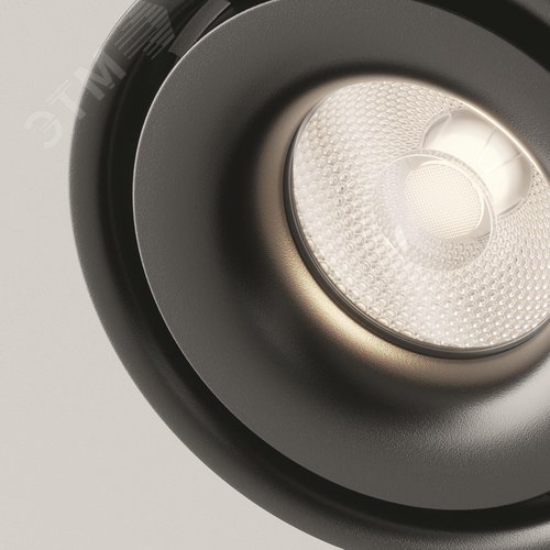 Светильник потолочный Yin LED 15W Черный - фото 2