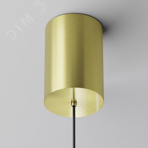 Светильник подвесной Plato LED 12W Латунь - фото 6