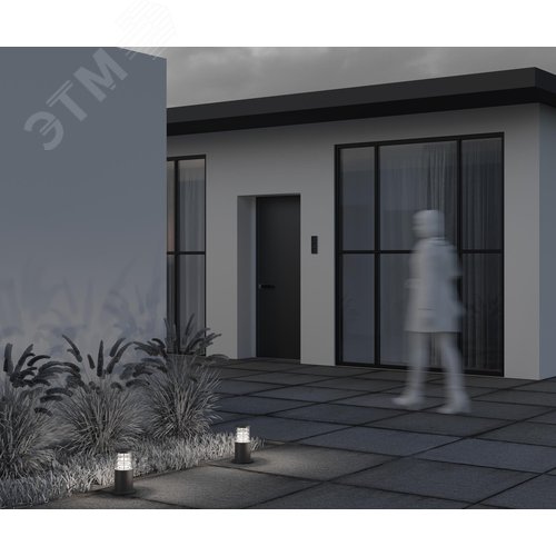 Светильник ландшафтный Outdoor Bronx IP 54 E27х1х60W Серый - фото 6