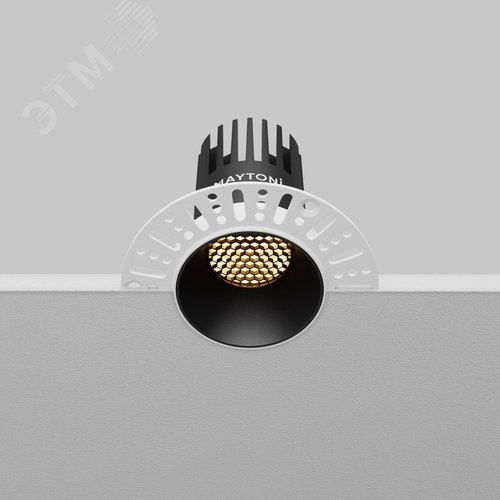 Светильник встраиваемый Dip DL119-10W-2.7K-TRS-B Черный - фото 8
