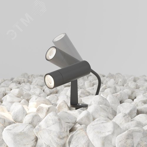 Светильник ландшафтный Outdoor Bern IP 65 LED 2W 3000 K Графит - фото 3