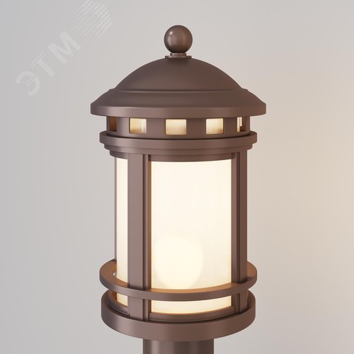 Светильник ландшафтный Outdoor Salamanca IP 44 E27х1х60W Коричневый - фото 3