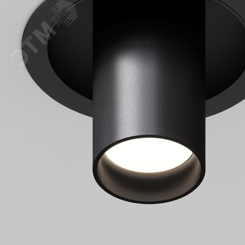 Светильник встраиваемый FOCUS S C048CL-01-GU10-B Черный - фото 2