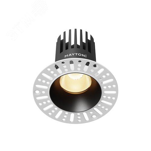 Светильник встраиваемый Dip DL121-15W-2.7K-TRS-B Черный - фото 1