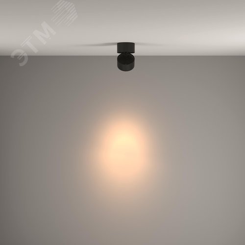 Светильник потолочный Yin LED 15W Черный - фото 2