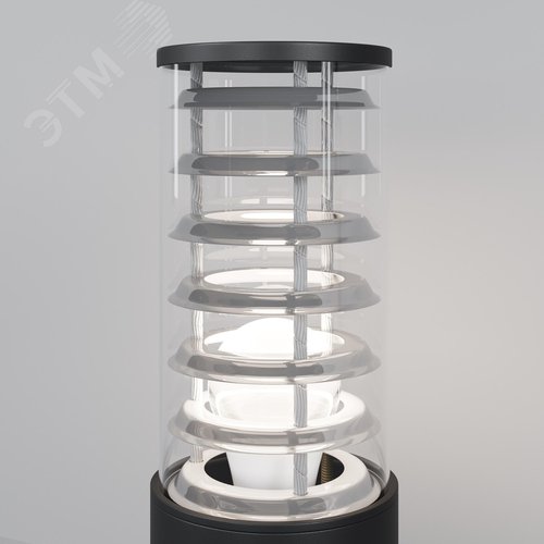 Светильник ландшафтный Outdoor Bronx IP 54 E27х1х60W Черный - фото 3