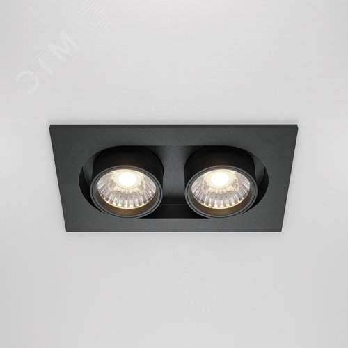 Светильник встраиваемый Hidden DL045-02-10W4K-B Черный - фото 4