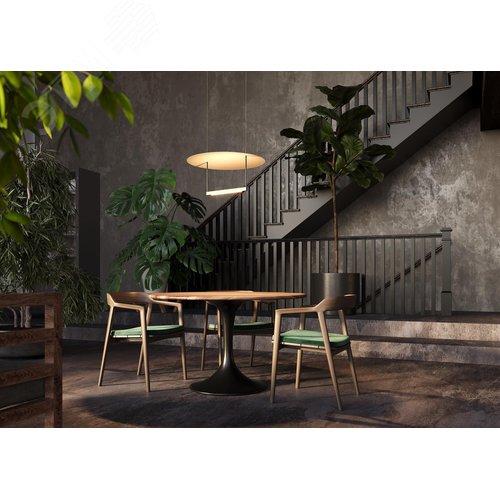 Светильник подвесной Ambience LED 30W Черный - фото 3