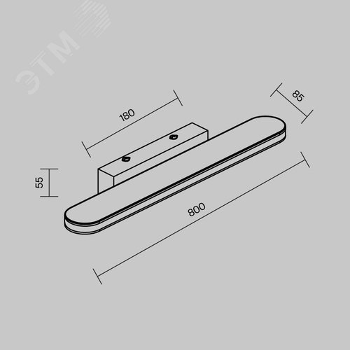 Подсветка Maytoni MIR009WL-L16CH4K Хром - фото 5