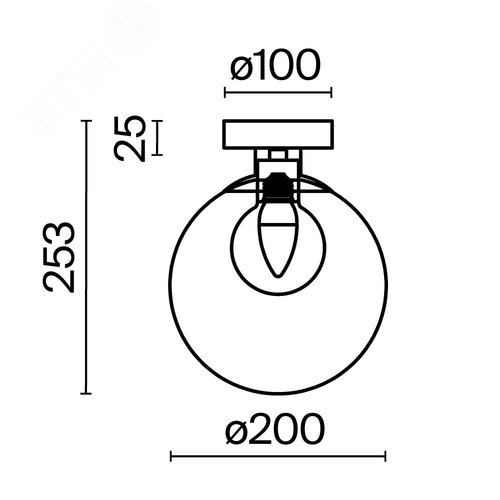 Светильник настенный (бра) Maytoni MOD521WL-01G3 Золото - фото 3