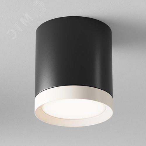 Светильник потолочный Hoop GX53х1 Черно-белый - фото 2