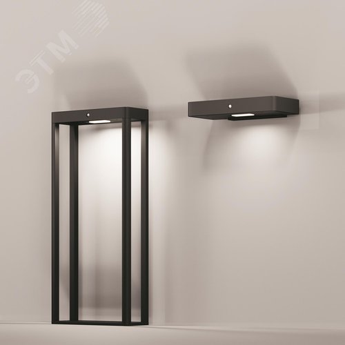 Светильник настенный (бра) Outdoor Pir IP 54 LED 2W 3000 K Графит - фото 4