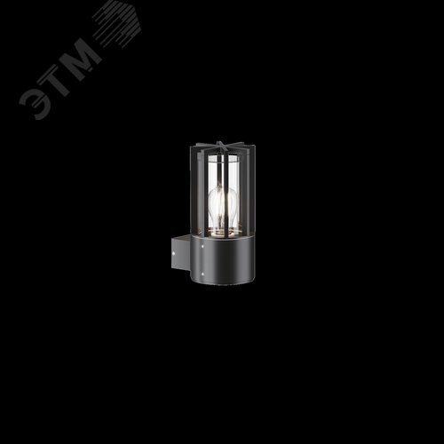 Светильник настенный (бра) Outdoor Barrel IP 54 E27х1х15W Графит - фото 3