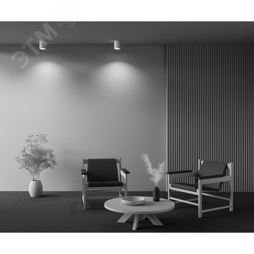 Светильник потолочный Conik gyps GU10х1 Белый - фото 5