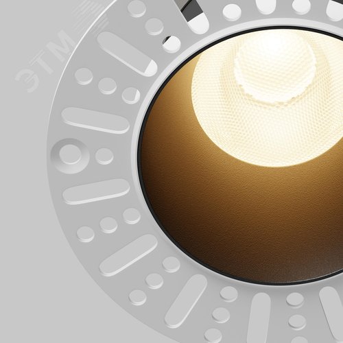 Светильник встраиваемый Dip DL122-15W-3K-TRS-B Черный - фото 4