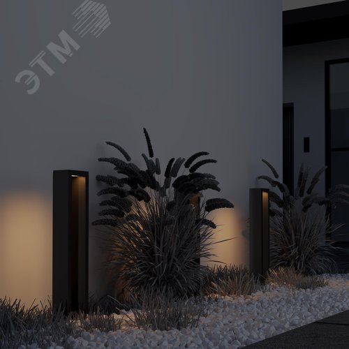 Светильник ландшафтный Outdoor Goll IP 65 LED 10W 3000 K Графит - фото 3
