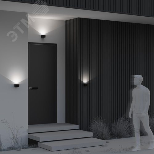 Подсветка архитектурная Outdoor Blow IP 54 LED 5W 3000 K Графит - фото 7