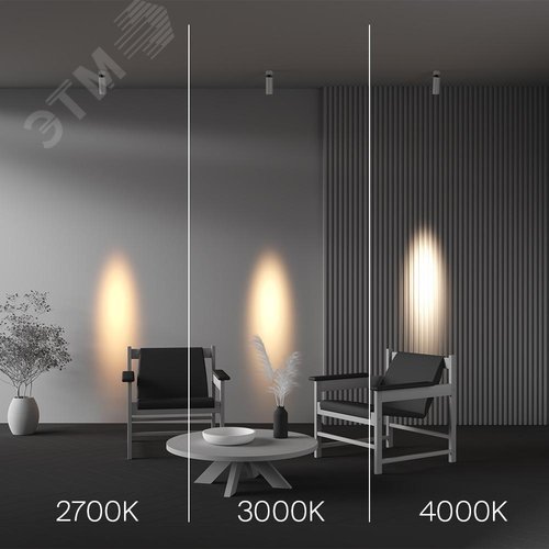 Светильник потолочный Technical C055CL-L12W4K-SS-W Белый - фото 5