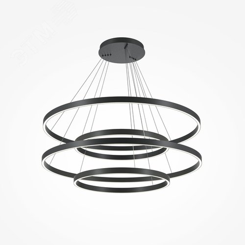 Светильник подвесной Rim LED 165W Черный - фото 2