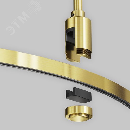 Шинопровод круглый 800 мм Flarity латунь - фото 4