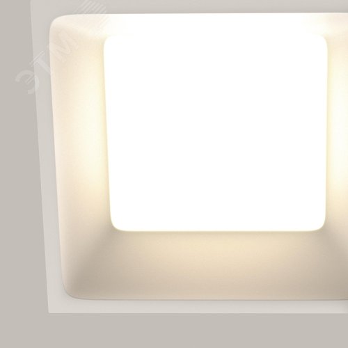 Светильник встраиваемый Okno DL056-12W3-4-6K-W Белый - фото 4