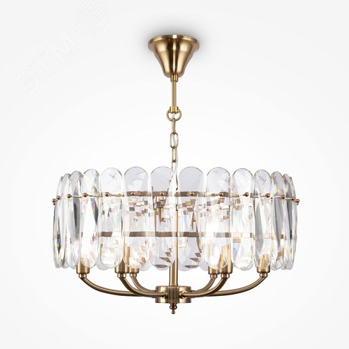 Светильник подвесной Suite E14х6х40W Латунь - фото 2