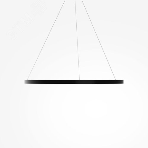 Светильник подвесной Rim LED 60W Черный - фото 4