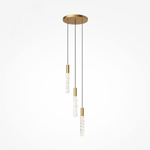 Светильник подвесной Maytoni MOD328PL-L9BS3K Латунь - фото 3