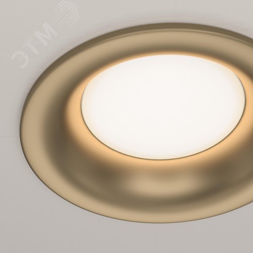 Светильник встраиваемый Slim Матовое Золото - фото 3