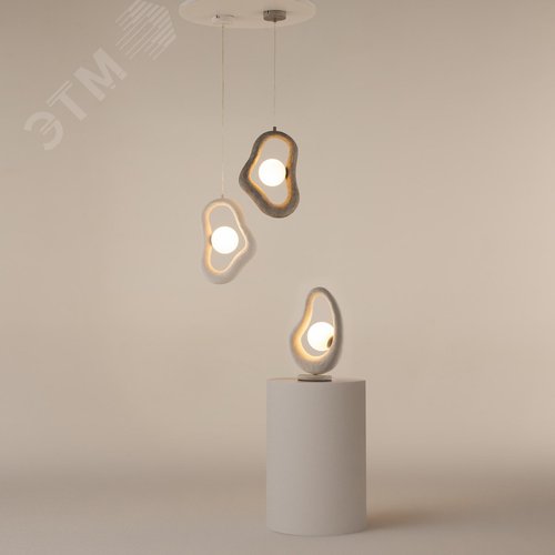 Светильник настольный Opus G9х1х28W Белый - фото 4