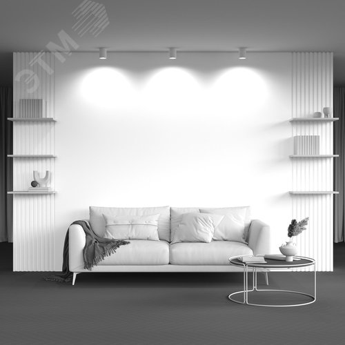 Светильник потолочный Slim GU10х1 Белый - фото 3