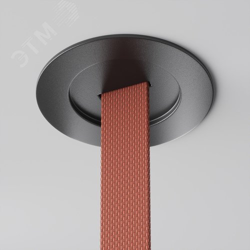 Чаша потолочная Parity встраиваемая с коннектором питания черная - фото 3