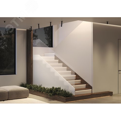 Светильник встраиваемый Focus T Черный - фото 2