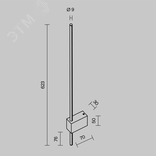 Светильник настенный (бра) Technical C070WL-L6W3K Белый - фото 6