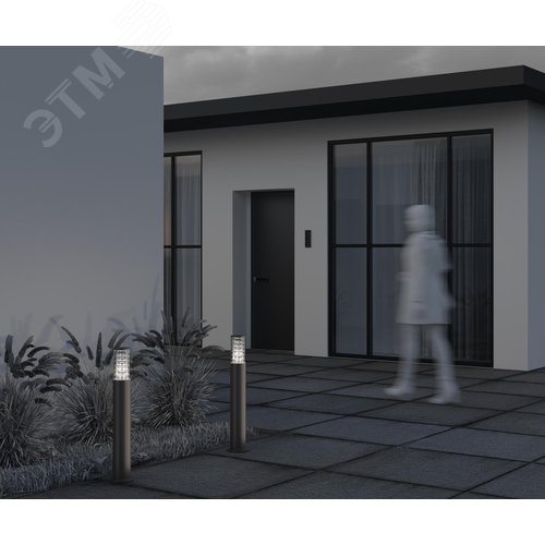 Светильник ландшафтный Outdoor Bronx IP 54 E27х1х60W Серый - фото 7