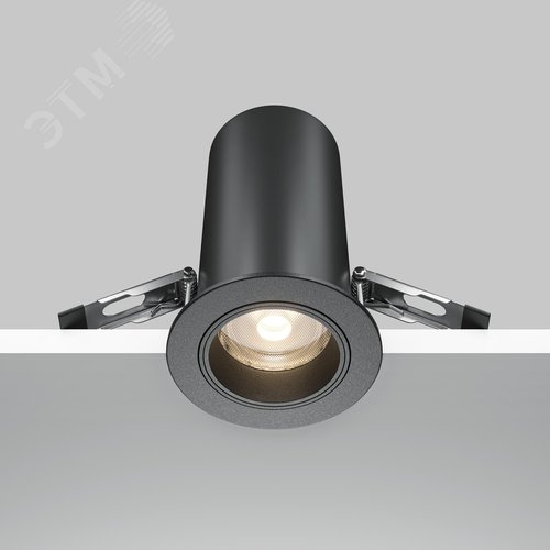 Светильник встраиваемый FOCUS LED DL125-L12-4K-B Черный - фото 5