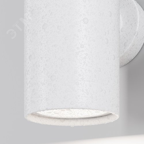 Светильник настенный (бра) Outdoor Clyde IP 54 GU10х1х10W Белый - фото 4